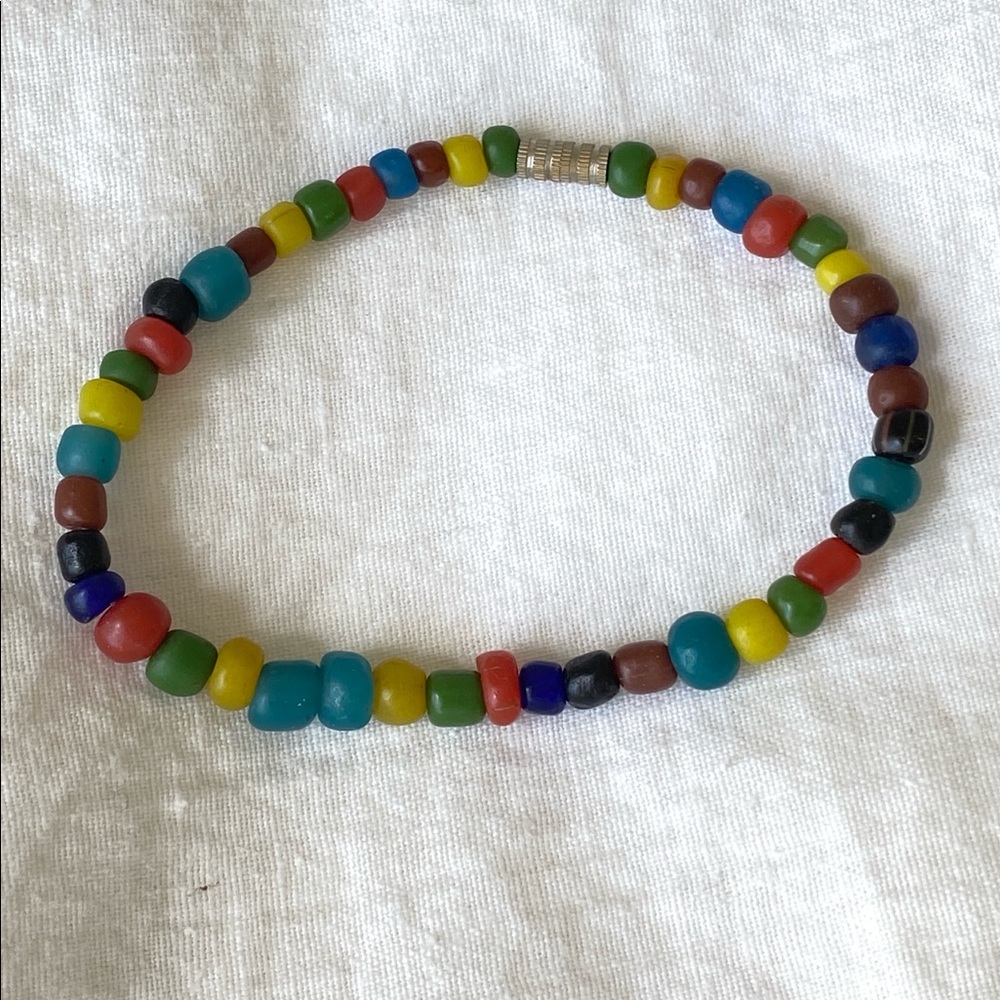 Muti color Antique beads bracelet.